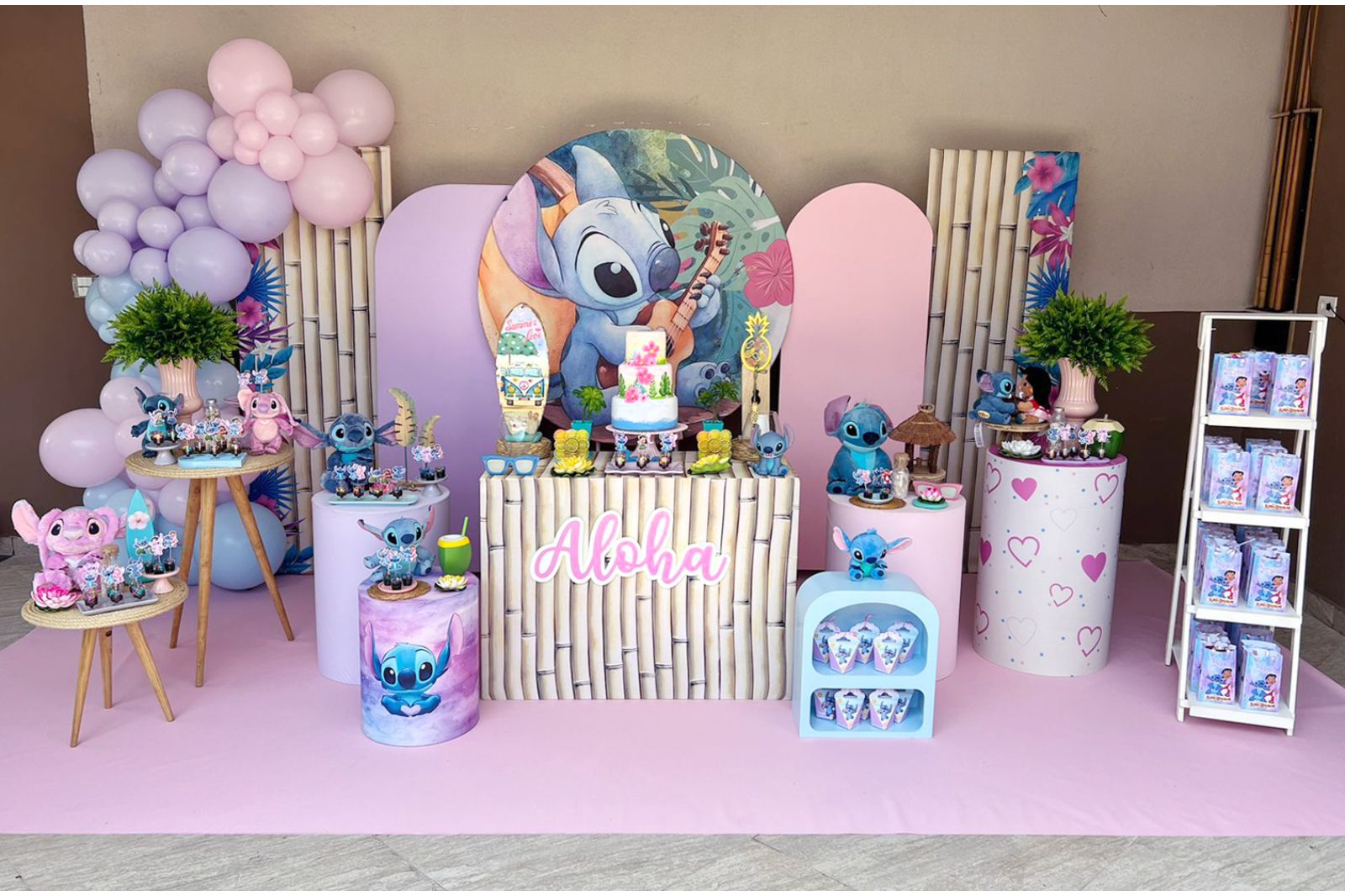 Stitch festa em casa